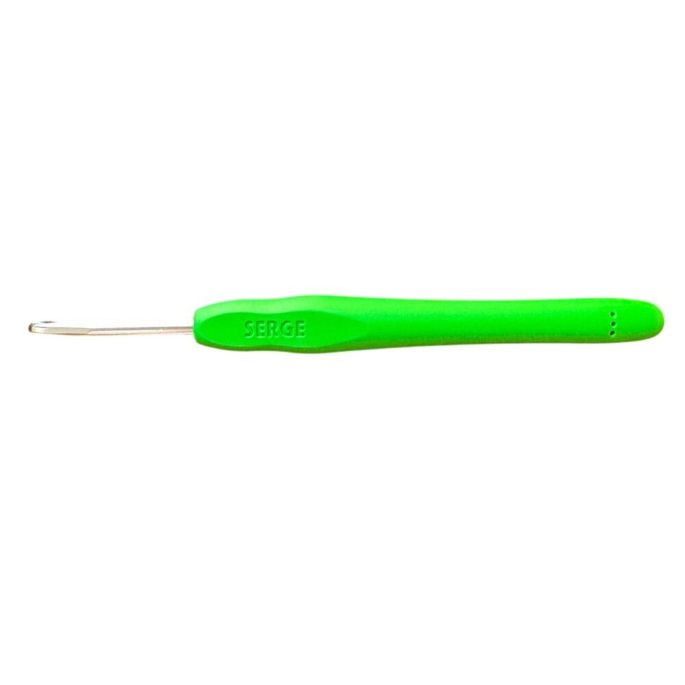 *Never Used* The Woobles Serge the Beaver Lime Green Collectible Crochet Hook